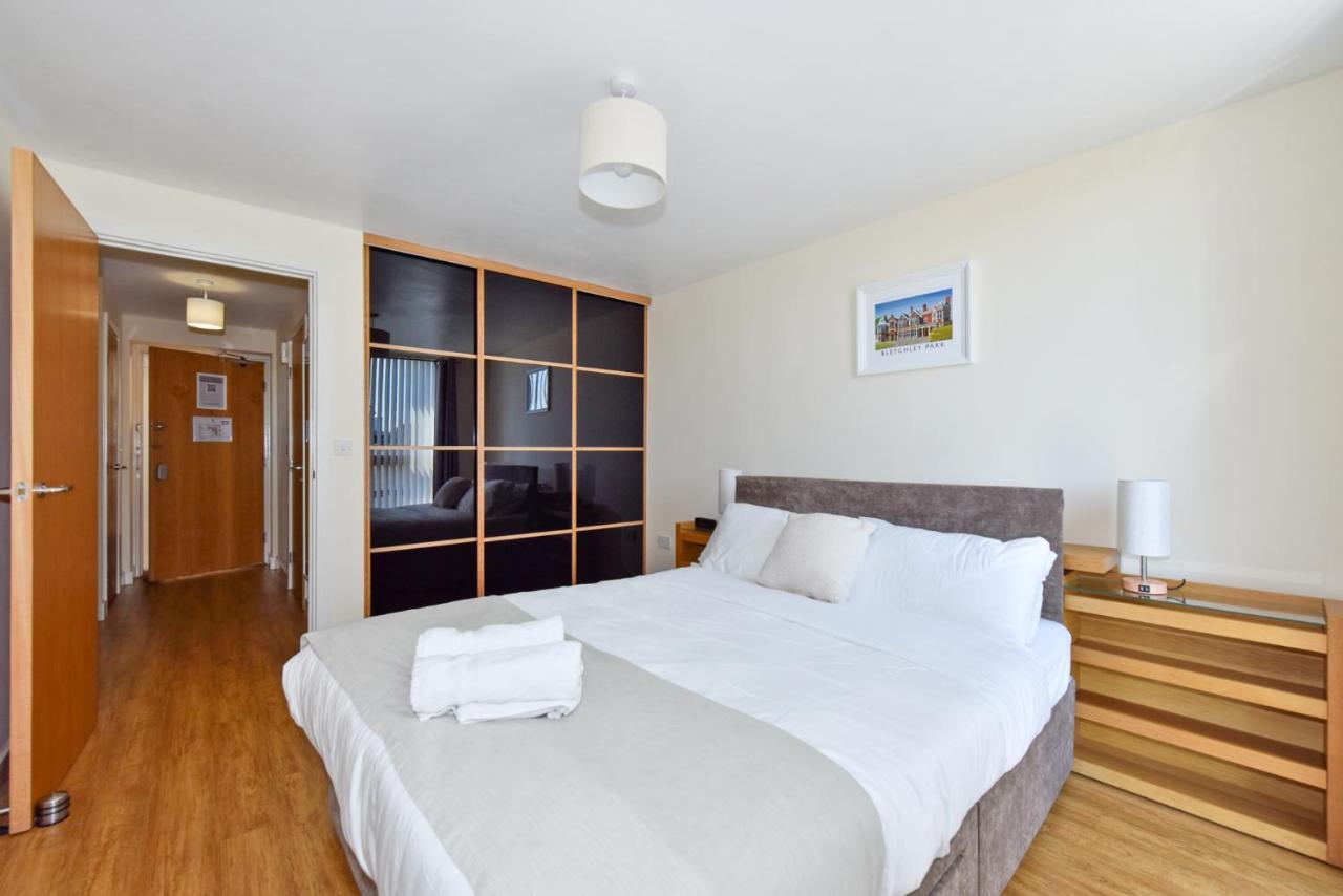 The Vizion Serviced Apartments From Pincott Properties - Free Parking, Private Balcony, And Wifi Milton Keynes Dış mekan fotoğraf