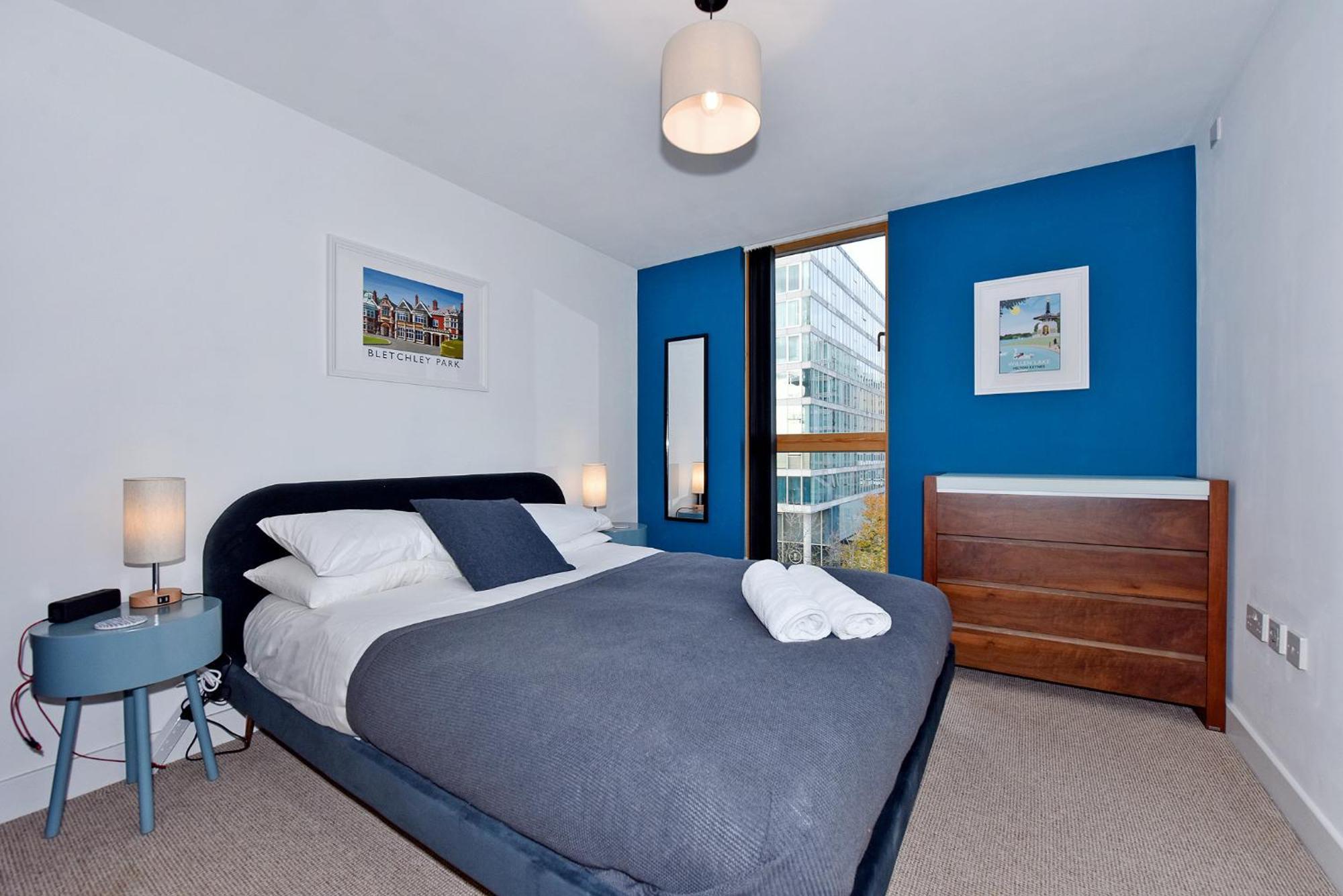 The Vizion Serviced Apartments From Pincott Properties - Free Parking, Private Balcony, And Wifi Milton Keynes Dış mekan fotoğraf