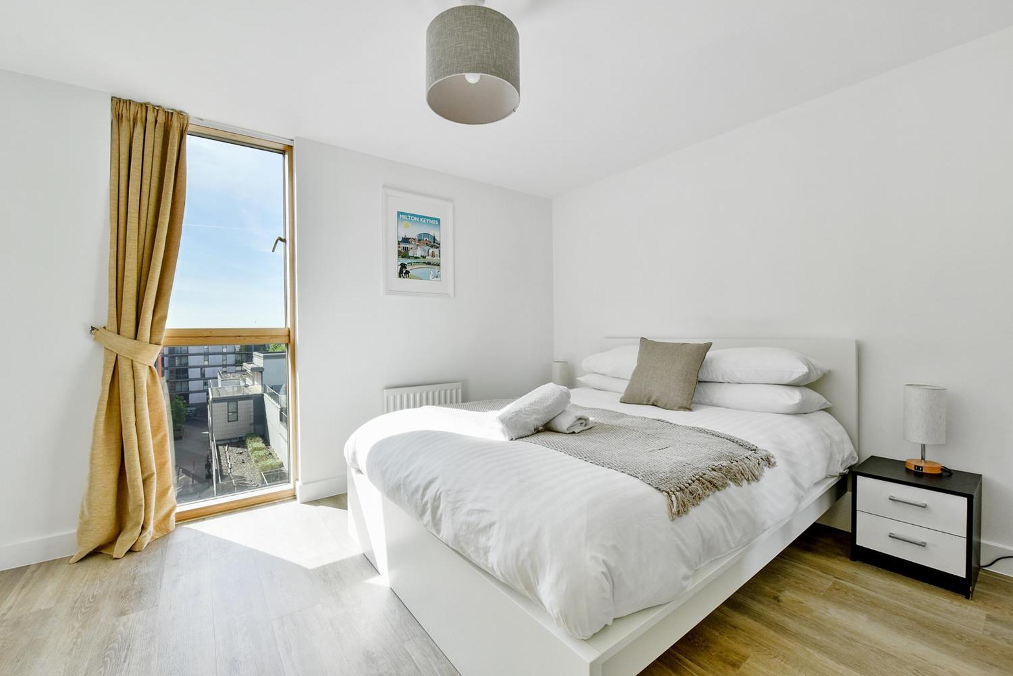 The Vizion Serviced Apartments From Pincott Properties - Free Parking, Private Balcony, And Wifi Milton Keynes Dış mekan fotoğraf